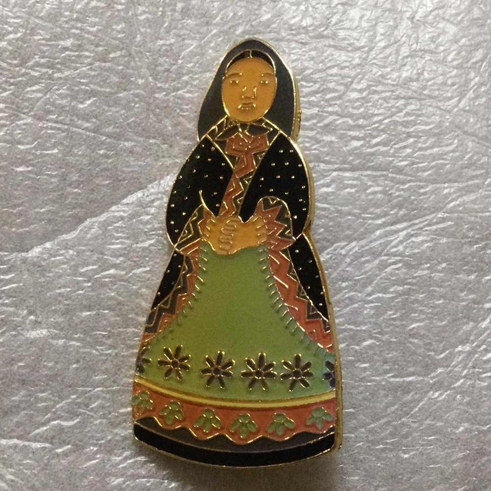 Enamel Lady Pin